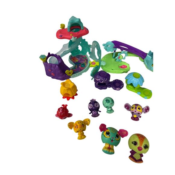 Spinmasters Zoobles Animals Playsets Bird Fish Habitat Lot GS - Picture 2 of 7